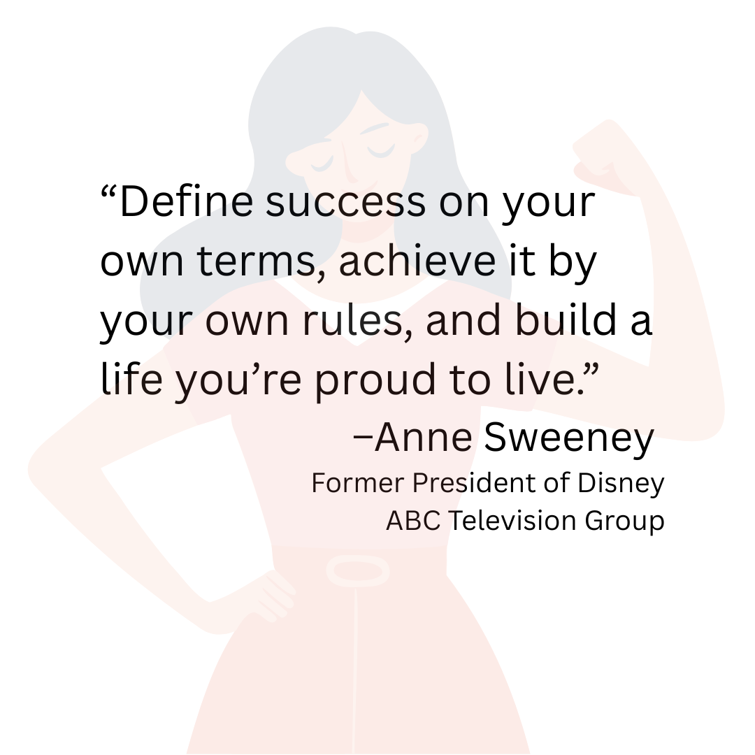 Quote: Define success on your own terms, achieve it by your own rules, and build a life you're proud to live." A Anne...